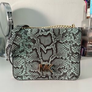 Michael Kors Snake Print Crossbody Bag